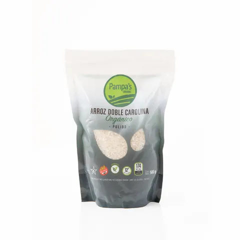 Arroz Doble Carolina Pulido "Pampa Grains"  Org. Cert. I 500 grs