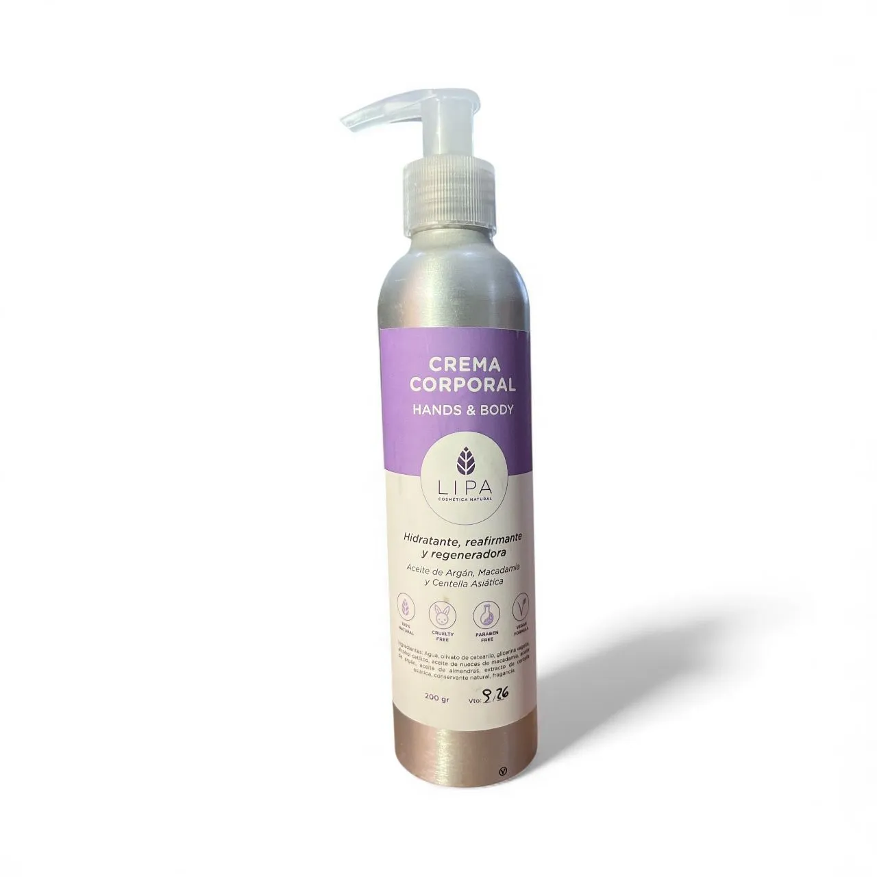 Crema Corporal Hands & Body "Lipa Cosmetica"