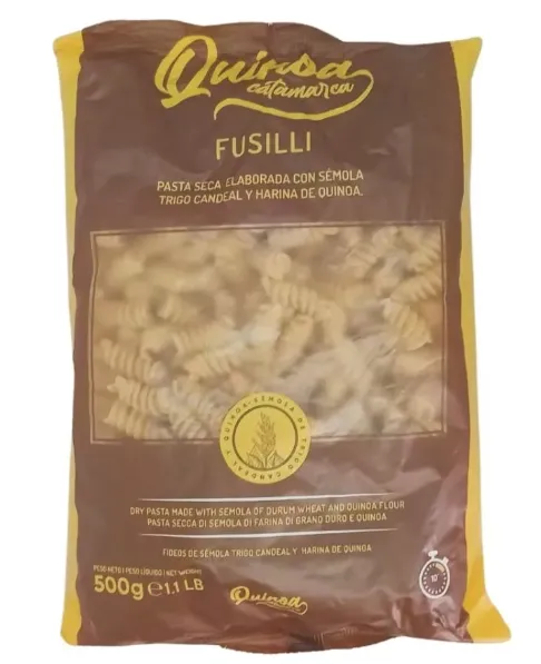 Fideos de Quinoa Fusille "Quinoa Catamarca" I PESO 500grs
