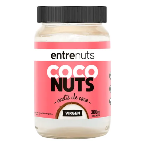 Aceite de Coco VIRGEN "ENTRENUTS" ORGANICO I PESO 360cc.