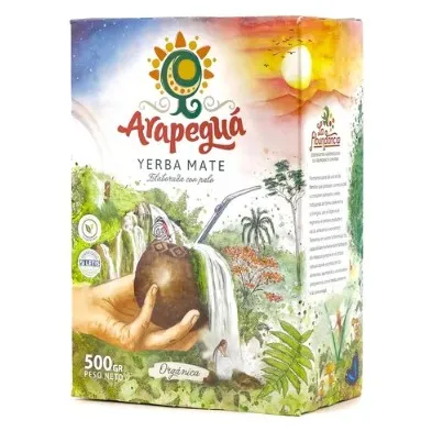 Yerba Mate Molida "ARAPEGUA" 500grs ORGANICA