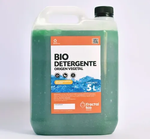 DETERGENTE en BIDON "FRACTAL BIO" NARANJA o LIMON I PESO 2000ml