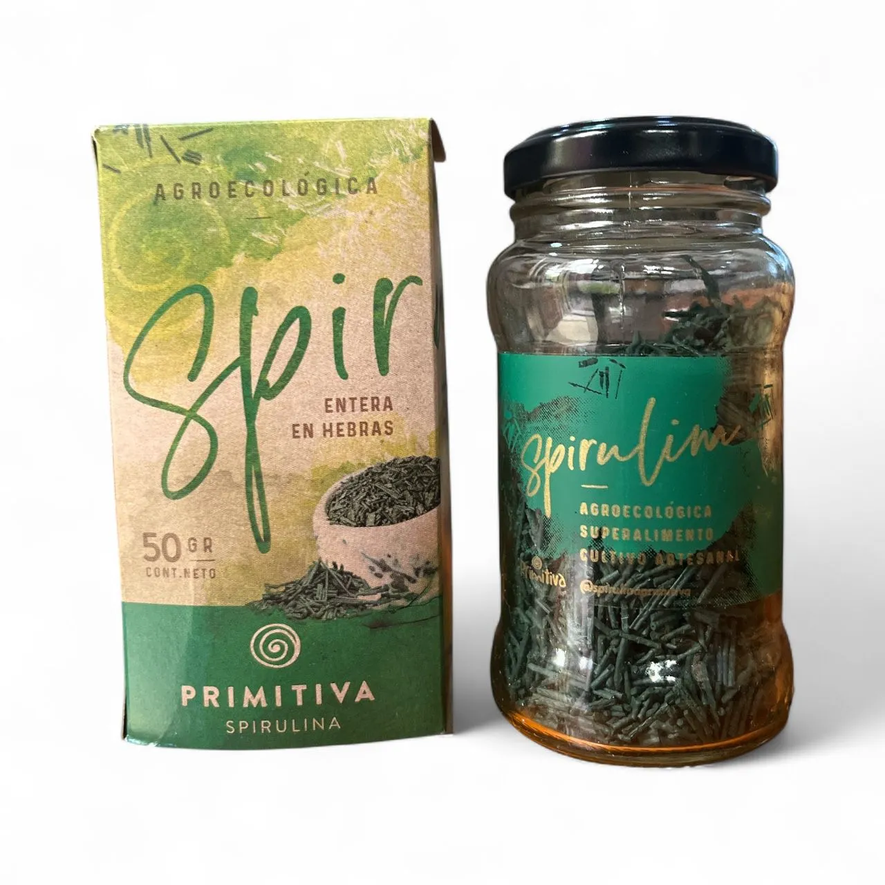 Espirulina agroecológica en hebras "Primitiva"   I PESO 50grs