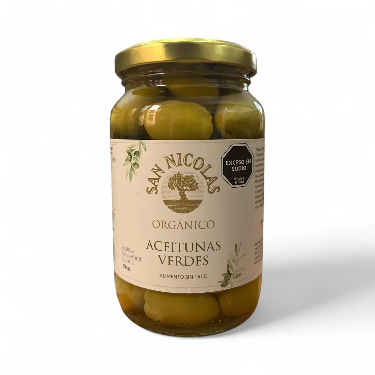 Aceitunas Verdes "SAN NICOLAS" I PESO 250grs