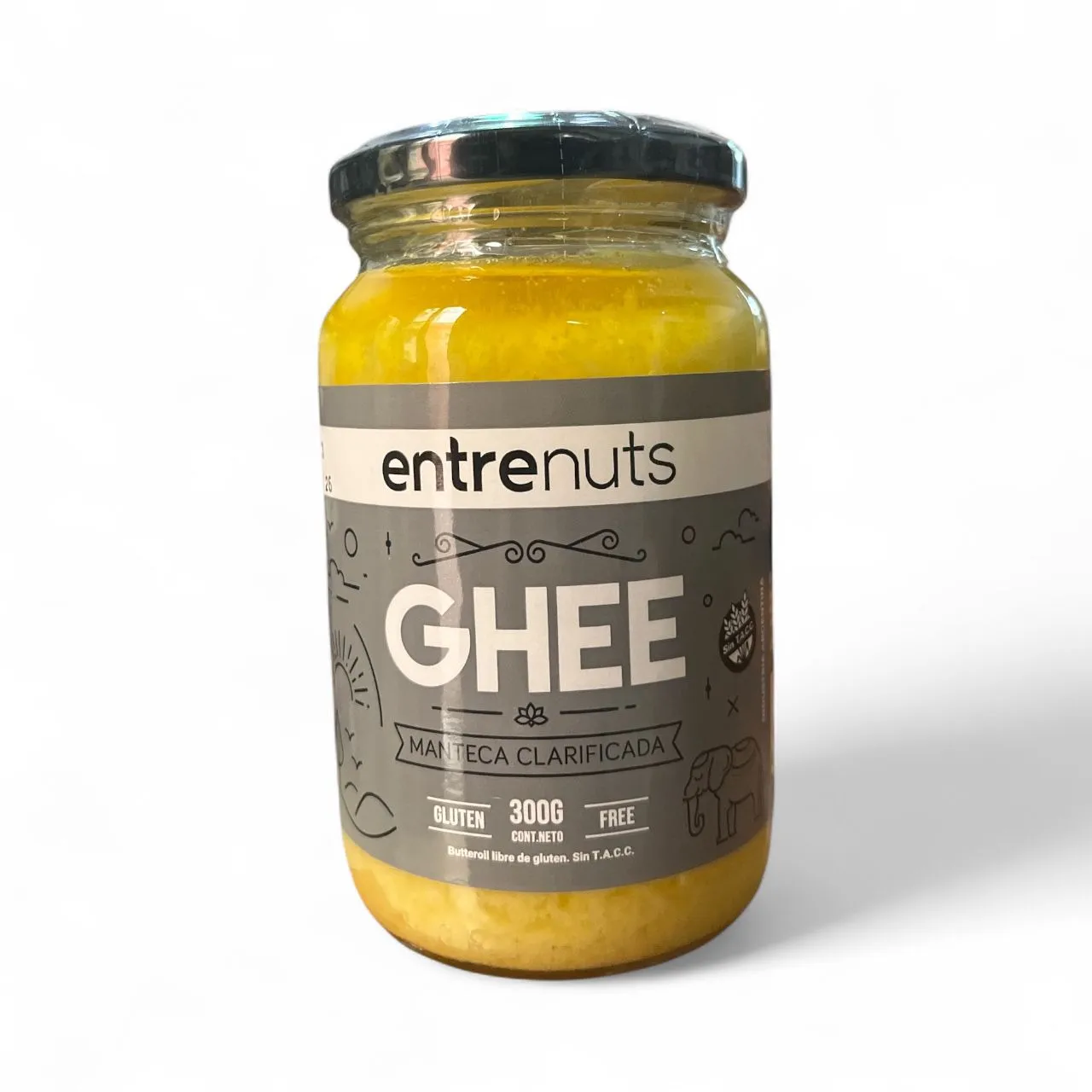 Ghee "ENTRE NUT" I PESO 300grs - MANTECA CLARIFICADA